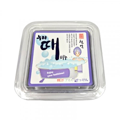 천연곡물 때비누 x 1개 단품 / 쑥 치자 황토